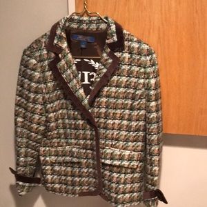 NWOT tweed blazer